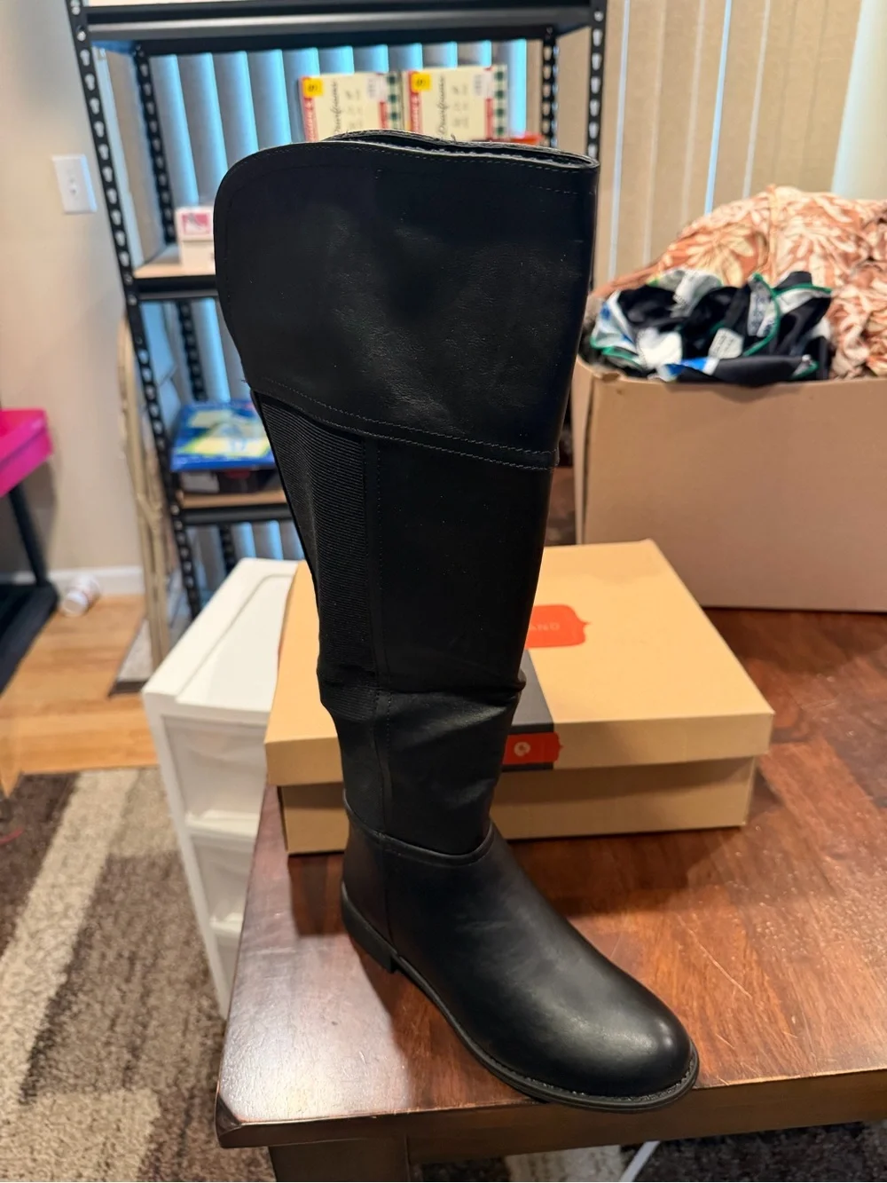 Ball Band Women’s Lillian-152 Over The Knee Boots Black Size 7 M